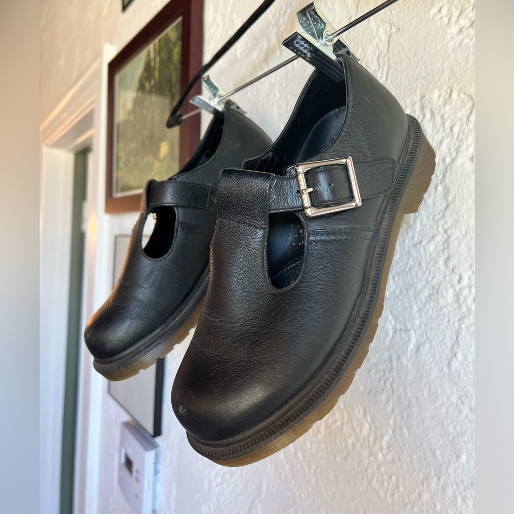 Dr. Martens Black Polley PW Mary Janes